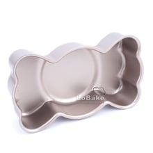 Laço forma antiaderente revestimento de aço carbono bolo pan doces mousse de metal cheesecake molde pão molde diy padaria acessórios 2024 - compre barato