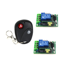 Interruptor de controle remoto sem fio 1 transmissor + 2 receptores sku: 250 ac 85-5490 v 30a 1 canal rf 3 modos