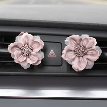 Ambientadores de flores para coche, difusor de fragancia de coche, Clip de Perfume para coche, accesorio para mujer 2024 - compra barato