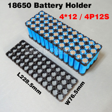 Suporte de bateria (integrado) 4*12 18650, usado para bateria de bicicleta elétrica lifepo4 4p12s 36v 2024 - compre barato