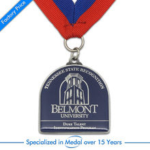 low price custom print LOGO metal medals factory price medals with ribbons 2024 - buy cheap