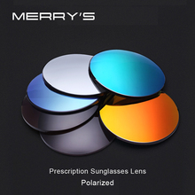 MERRY'S-gafas de sol polarizadas para miopía, lentes asféricas UV400 con recubrimiento de resina, serie 1,56, 1,61, 1,67, prescripción CR-39 2024 - compra barato