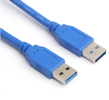 10 piezas 1M 3 pies USB 3,0 tipo A macho AM adaptador de extensión HDD Cable 2024 - compra barato