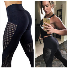 Running Tights Women Sportswear Leggings Female Running Pant Fitness GYM Pants Patchwork Compression Mujer Leggings 2024 - buy cheap