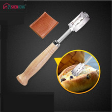 SHENHONG New Arrival European Bread Arc Curved Bread Knife Western-style Baguette Cutting French Toas Cutter Prestrel Bagel 2024 - buy cheap