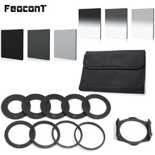 ND Filter Set Light Filter ND2 ND4 ND8 Square Filter File Metal Adapter Ring Filtre Bracket For Nikon D3400 Canon EOS Cokin 2024 - buy cheap