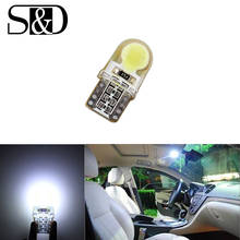 Auto T10 LED Pure White 194 W5W 168 COB 8-SMD Silica Car LED Super Bright Turn Side License Plate Light Lamp Bulbs DC 12V 2024 - buy cheap