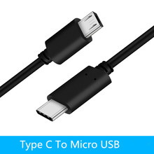 USB Type C к Micro USB адаптеру для Samsung Android 1M Micro USB Type C 3,1 кабель для Macbook USBC Быстрая зарядка данных 2024 - купить недорого