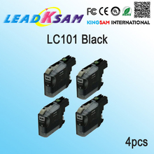 4x black ink cartridge compatible for  lc101 lc 101 MFC-J870DW MFC-J875DW MFC-J285DW MFC-J450DW MFC-J650DW 2024 - buy cheap