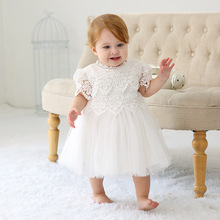 1 Year Old Birthday Baby Girl Dresses Lace Cute Party Vestido Formal 2021 Toddler Baby Girls Clothes for 6 12 24 Month RBF194002 2024 - buy cheap