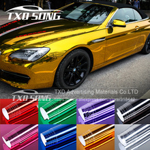 152CMX60CM(24"X60") /LOT FREE SHIPPING CHROME MIRROR STICKER WITH AIR BUBBLES Glossy Chrome mirror Vinyl Film for car wrapping 2024 - buy cheap