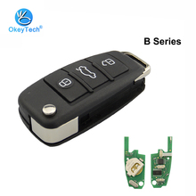 OkeyTech-llave de coche B02, mando a distancia serie B, 3 botones, KD, A6L para Audi, funciona con URG200/KD900/KD200, programador de llaves 2024 - compra barato