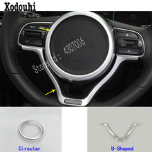 for Kia Sportage KX5 2016 2017 2018 car sticker detector body styling Steering wheel Interior Kit Trim lamp frame parts hood 2024 - buy cheap