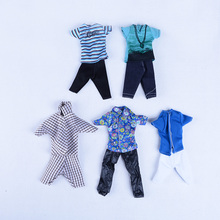 5 conjunto ternos casuais roupas calças para menino amigo ken bonecas para boneca de alta qualidade 2024 - compre barato