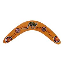 Wooden V Shaped Boomerang Flying Disc Wooden Kangaroo Pattern Throw Catch Outdoor Entertainment Game Boomerang 2024 - buy cheap