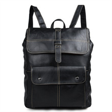 Nesitu Black / Coffee Real Skin Genuine Leather Women / Men Backpacks Cowhide Girl Backpack #M7335 2024 - buy cheap