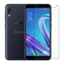 Película de vidro temperado 9h para smartphone asus, película protetora para tela de smartphone zenfone max m1 zb555kl 5.5" 2024 - compre barato