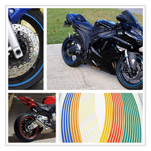 Tiras adhesivas para rueda de motocicleta, pegatinas reflectantes para llanta de bicicleta, estilismo de coche para YAMAHA SRX600 XJ600 BMW F800GT F800R F800S 2024 - compra barato