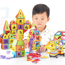 Juego de bloques magnéticos de construcción para niños, juguete educativo de construcción con imán, regalo, 77-402 Uds. 2024 - compra barato