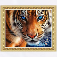 Animais Tigre foto beads rhinestone 0165R-Rodada Diamante bordado ponto cruz diamante pintura mosaico 2024 - compre barato