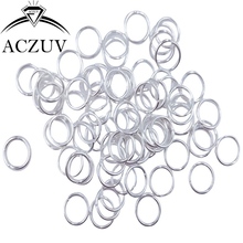 500g Silver Plated 4mm 5mm 6mm 7mm 8mm 10mm 12mm 14mm Closed Jump Rings Jumprings Jewelry Findings Accessories JPR002 2024 - buy cheap