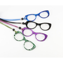 New Fashion Women Cat Eye  Hanging neck necklace Reading Glasses magnifier Female Pendant Presbyopic Eyeglasses Reader Oculos L3 2024 - buy cheap