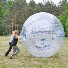 Bola de hámster gigante, Bola de Zorb inflable de 2,5 M de diámetro para rampa de bola Zorb, Bola de Zorbing inflable de alta calidad/Bola de hierba 2024 - compra barato