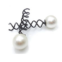 3 Sizes Simulated Pearl on Top Black Metallic Spring Hair Clips and Pins Fashion Hair Jewelry for  Women 2024 - buy cheap