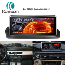 Radio con GPS para coche, reproductor de Audio y vídeo con pantalla táctil de 10,25 pulgadas, navegador GPS y iDrive perilla, Android 8,1, Wifi, para BMW 2024 - compra barato