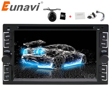 Eunavi 2 din coche reproductor de dvd gps de navegación autoradio reproductor de casetes para coche grabadora de radio volante del coche multimedia 2024 - compra barato