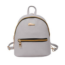 Women Mini Backpack PU Leather College Shoulder Satchel School Rucksack Bag LT88 2024 - buy cheap