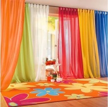 colorful organza curtain with 9 loops free shipping 2024 - buy cheap