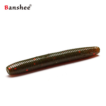 Banshee-señuelo suave de 20 piezas para Sábalo, 50mm, 1,6g, gusanos, señuelo de pesca, lubina, aparejos de carpa, cebos artificiales de silicona 2024 - compra barato