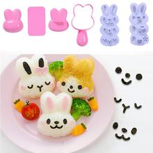 Small Rabbit-shaped Cartoon Sushi Maker Boiled Egg /Rice Roll Mold Mac Kitchen DIY Chef Rice Ball Bento Moulds Kitchen Accessory 2024 - buy cheap
