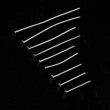 Factory Fashion Cheap 16mm~45mm Flat Head Pins Silver Color Flat Head Pins Findings DIY Jewelry Making Jewelry Accessories 2024 - buy cheap