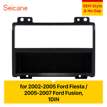 Seicane 1 Din Car Radio Fascia for 2002-2005 Ford Fiesta 2005-2007 Ford Fusion stereo dashboard Face plate Frame Mount kit Bezel 2024 - buy cheap