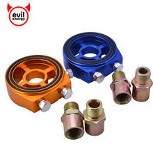 evil energy Oil Filter Cooler Sandwich Plate Cooler AN10 Adapter Kit Turbo Feed Line T3 T4 2024 - buy cheap