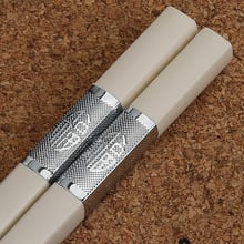 Chinese Chopsticks Hashi Sushi Chop Sticks Japanese Tableware Portable Travel  Cutlery Plastic Alloy Food White Silver Chopstick 2024 - buy cheap