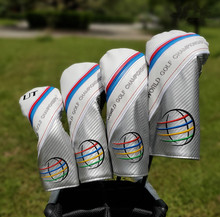 WGC пользовательские гольф полные наборы головных уборов 135UT драйвер Fairway Woods гибридные ПУ Чехлы для клюшек для гольфа для мужчин и женщин 2024 - купить недорого