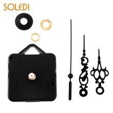 DIY 7x5.5x2.8cm Silent Retro Quartz Clock Movement Black Hands Parts Replacing Kit Replacement Parts Vintage Retro Clock 2024 - buy cheap