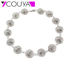 2017 new fashion spring round flower necklace for women jewelry elegant and classic, Free shipping 2024 - купить недорого