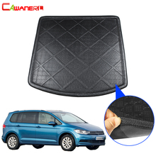 Cawanerl Car Trunk Mat Floor Tail Boot Tray Liner Cargo Carpet Luggage Mud Pad Accessories For Volkswagen Touran 2004-2015 2024 - buy cheap