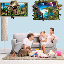 Cartoon Jurassic Park Wall Stickers Home Decor Living Room Wall Art Decoration Removable Vinyl Wallpaper Dinosaur Floor Walpaper 2024 - buy cheap