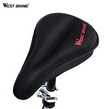 WEST BIKING Bicycle Saddle Mountain Bike Seat Cover Comfort Soft Bike Seat Cover Thickening Saddle Silica Gel Cycling Sattel 2024 - buy cheap