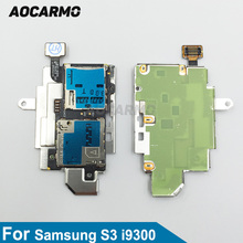 Fita suporte aocarmo leitor de cartão sd, slot para cabo flexível para samsung galaxy s3 gt i9300 2024 - compre barato