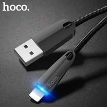 HOCO usb cable for iphone cable X 11 Pro Max 8 7 6 ipad mini smart power off LED fast charging cables phone charger data adapter 2024 - buy cheap