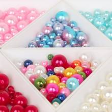 DIY Fashion Jewelry Accessory 4mm-10mm Round Mixed Imitation ABS Pearl Beads 8 Colors For Jewelry Bracelet Earring Necklace 2024 - buy cheap