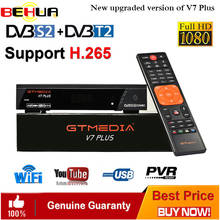 New GTMEDIA V7 PLUS receptor 1080P Full HD DVB-S/S2+T/T2 Upgrade Satellite TV Receiver Built-in Wifi Support H.265 Newam Youtube 2024 - buy cheap