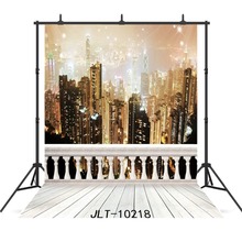Night City Railing Vinyl Photographic Backgrounds  for Portrait Wedding Party Baby New Born Backdrop Photocall Photo Booth 2024 - buy cheap