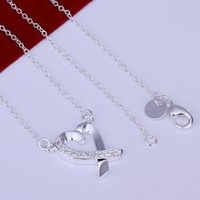 N160 Lucky Charm Silver Color Pendants For Women Jewelry Necklace Accessories Fashion Inlaid Seatangle Necklace /dfyalxfa 2024 - buy cheap